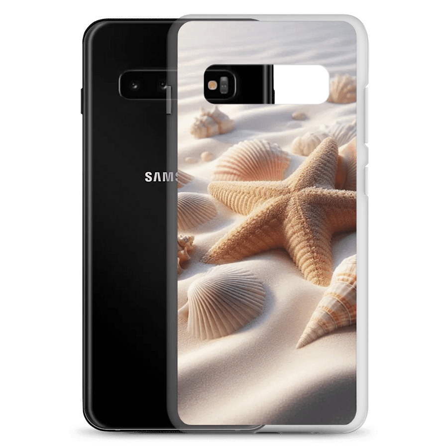 Seashell Serenity Samsung® Clear Case | AI Design product image (20)