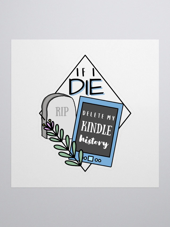 Delete My Kindle History Sticker product image (1)