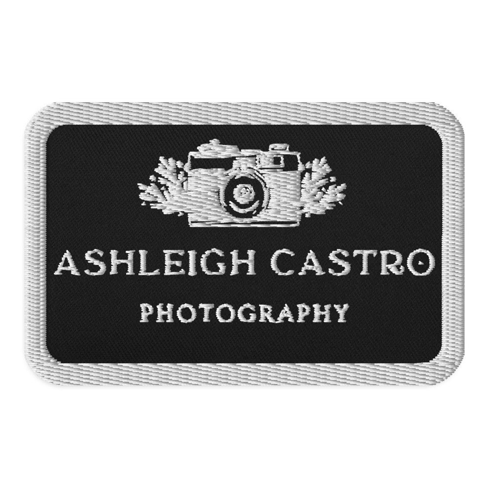 Botanical Camera Logo Rectangle Patch product image (1)