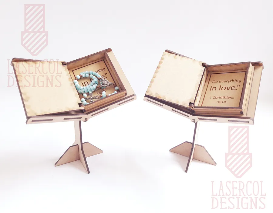 Bible Box with Stand - Laser Cut Files product image (10)
