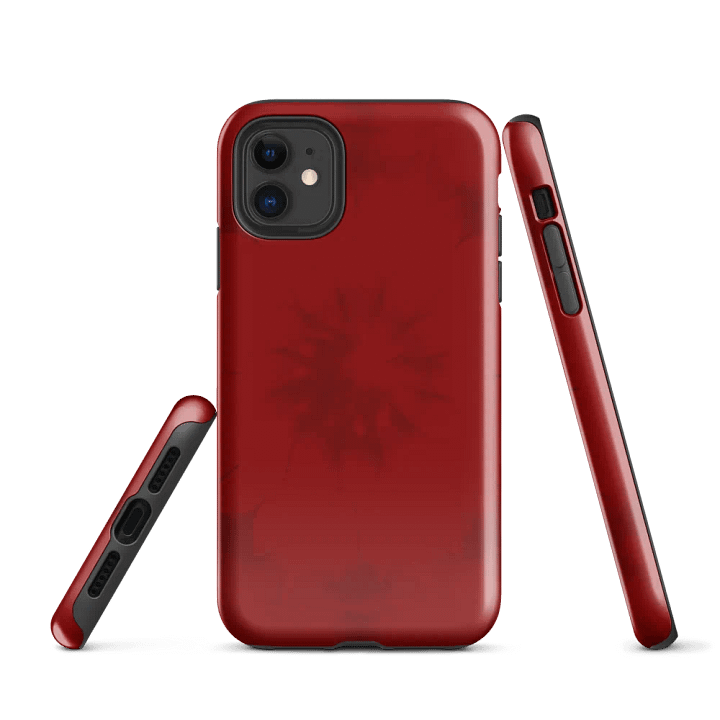 Deep Radiant Red iPhone® Tough Case product image (1)