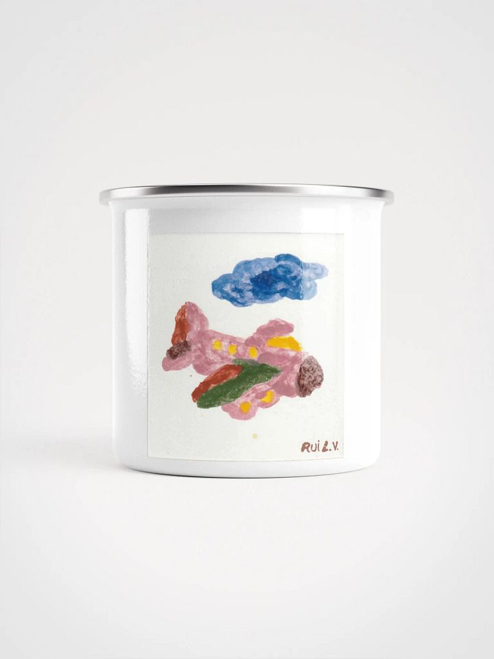 Kid Airplane (Enamel Mug) product image (2)