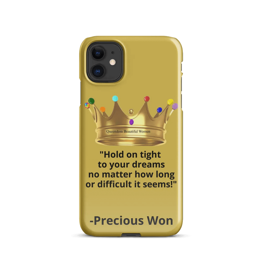 Queendom Beautiful Women iPhone® Snap Case (Gold) product image (8)