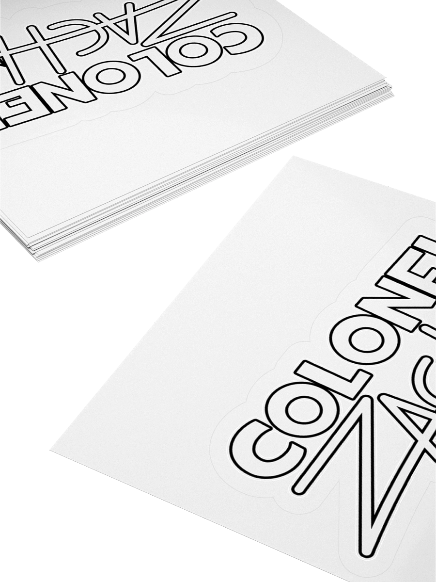 Colonel Zach Signature Sticker product image (8)