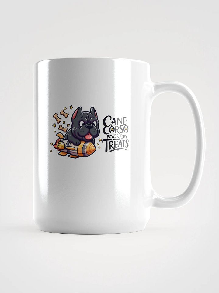 Cane Corso Treat-Powered Mug – Cute and Playful Dog Lover Design product image (1)
