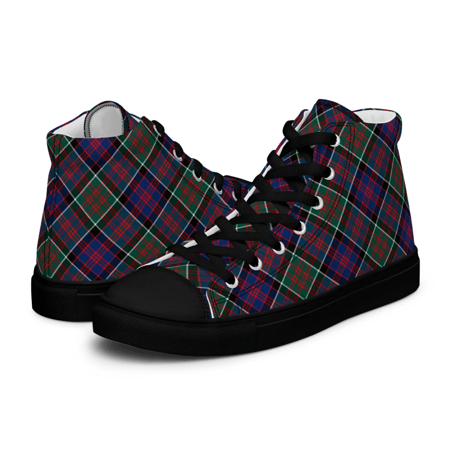 MacDonald Clanranald Tartan Men's High Top Shoes product image (8)