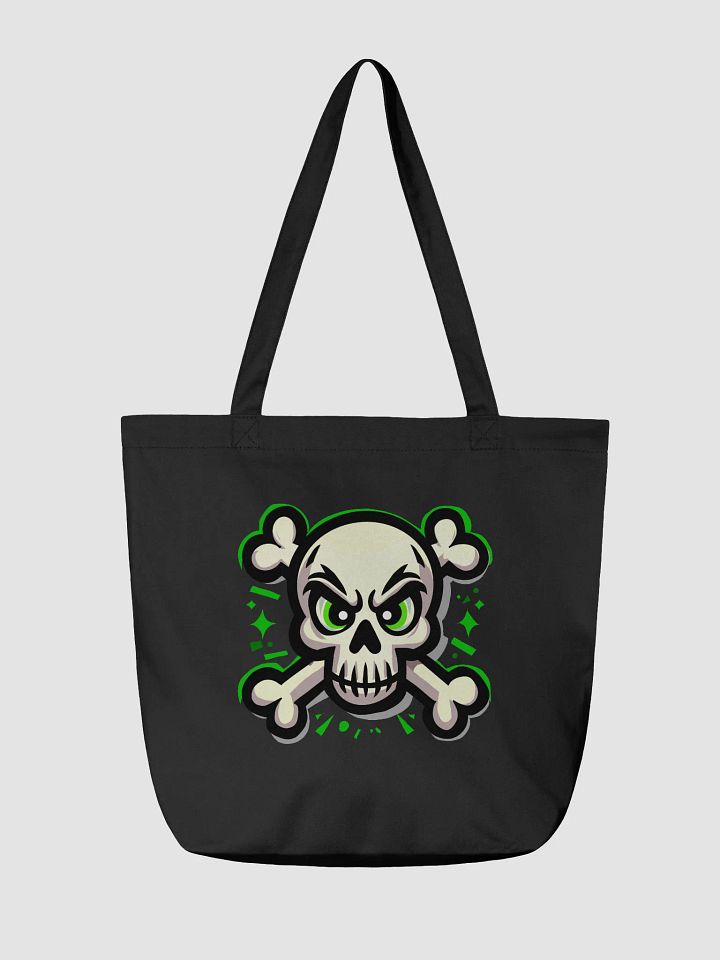 Eco-Friendly Edgy Skull Graphic Tote Bag product image (3)