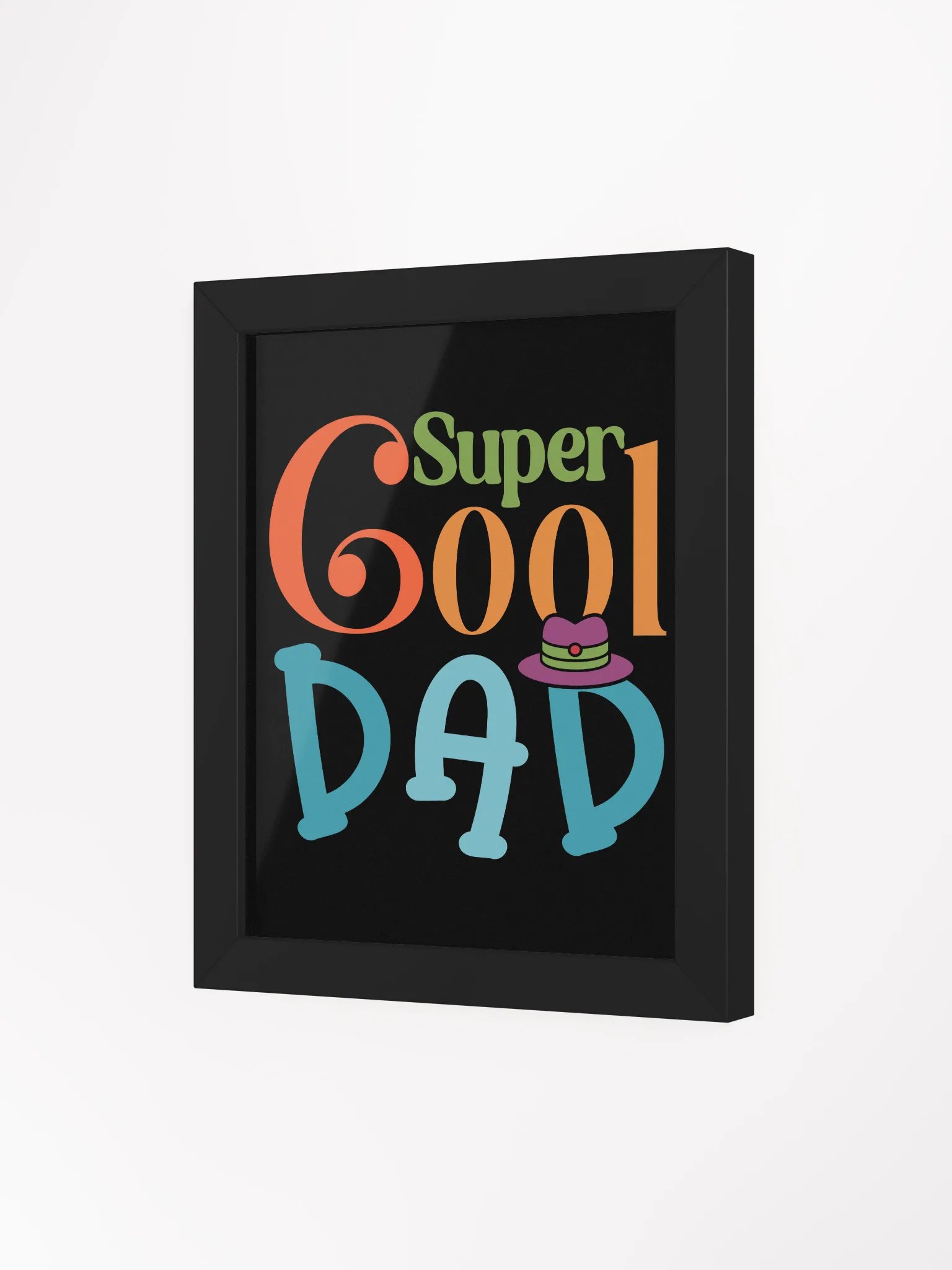 Super Cool Dad - Framed Matte Poster product image (42)