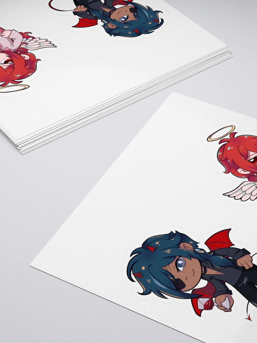 Demon Kaeya & Angel Diluc Duo Sticker (Genshin Impact) product image (10)