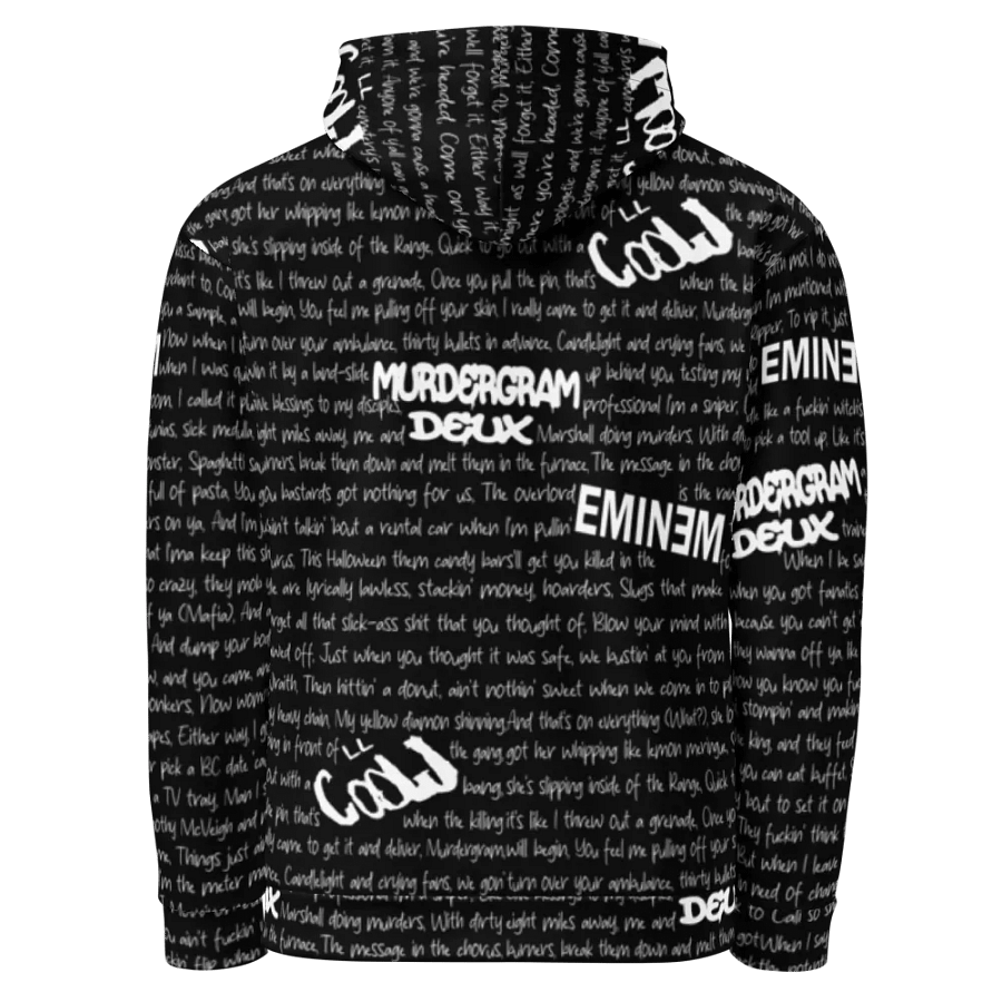 Murdergram Deux - LL Cool J ft. Eminem - BLACK - Unisex Hoodie product image (3)
