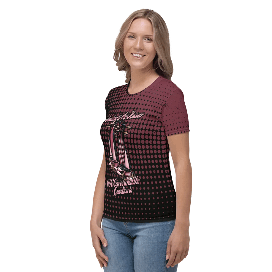 Sailing is the Answer All Over Print T-shirt product image (3)