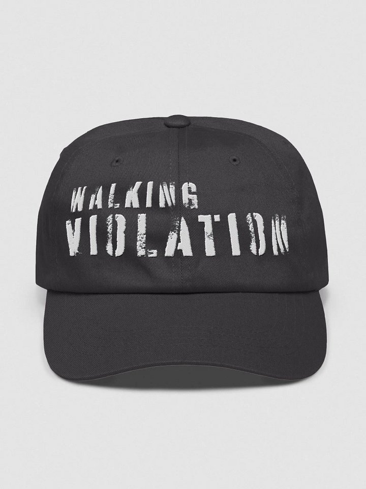 Savage Distressed Dad Hat – "WALKING VIOLATION" product image (6)