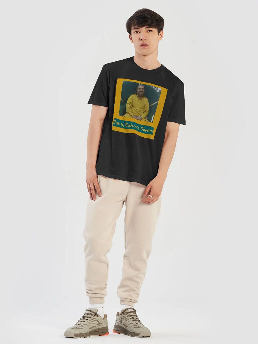 Black Polyester Fit Half Sleeve Men's T-Shirt product image (7)