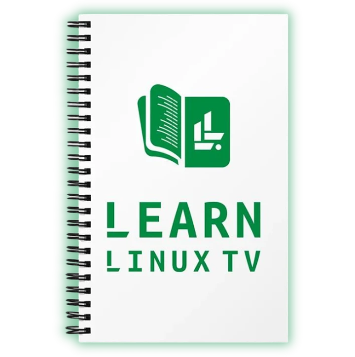 Learn Linux TV Spiral notebook product image (1)