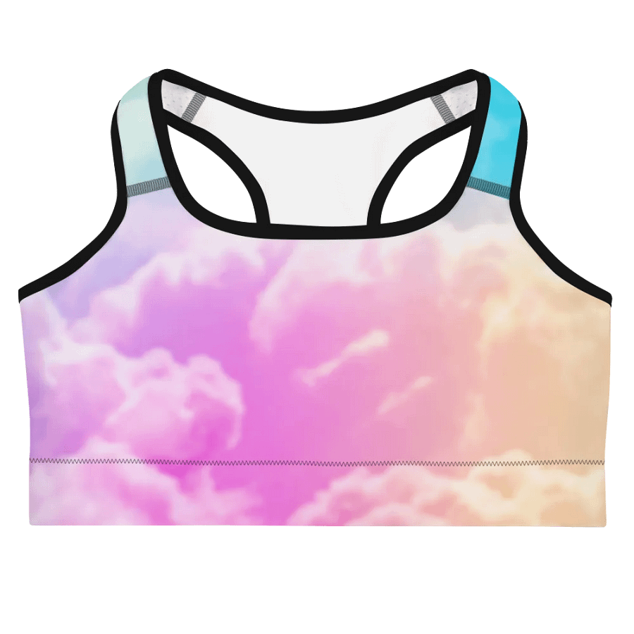 Blur cloud rainbow Design Sports Bra - V7 product image (3)