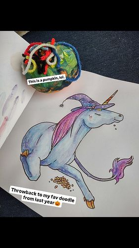 Gotta make some more stickers of my UniCandycorn, they didn't last long at the markets I did this year. I'll stock up for nex...