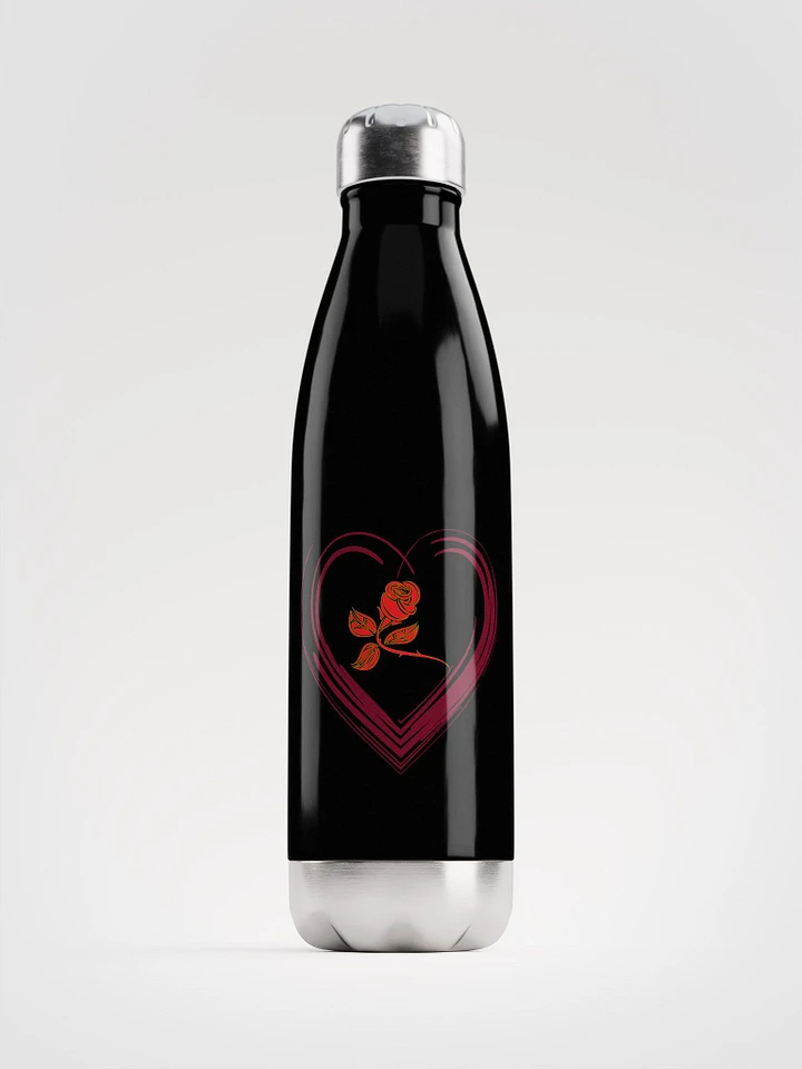 Golden Rose Heart Stainless Steel Bottle product image (1)