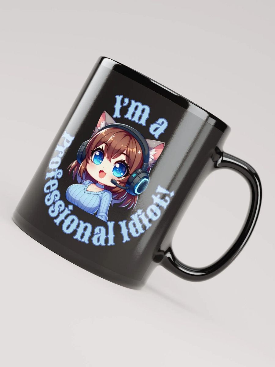 Professional Idiot Black Glossy Mug product image (4)