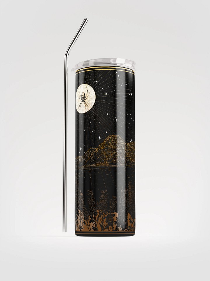 Golden Spiderweb Stainless Steel Tumbler product image (1)