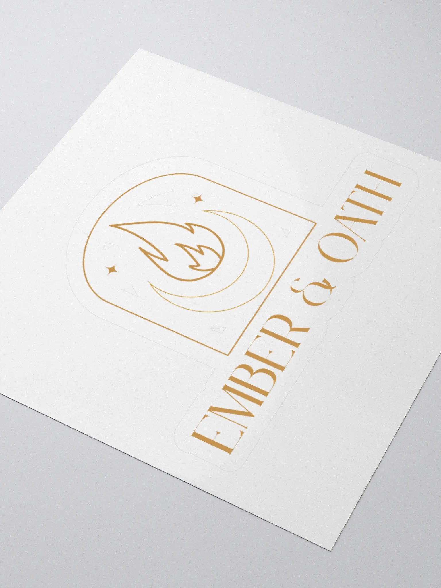 ✨ Ember and Oath Logo Sticker (Kiss Cut) product image (7)