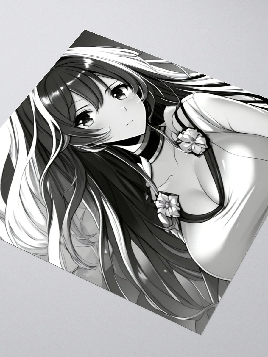 Anime Girl Sticker -original Art- 5.5X5.5 in. product image (3)