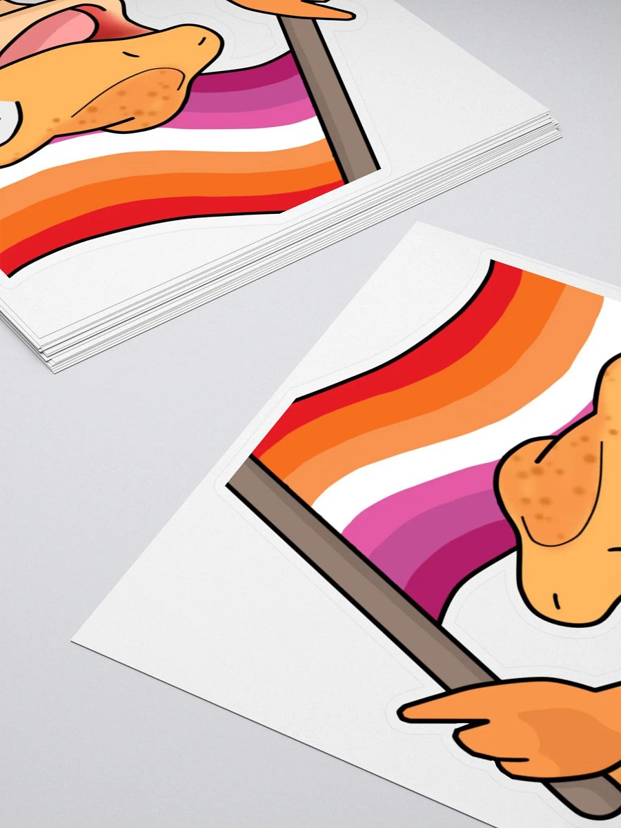Lesbian Pride Sticker product image (4)
