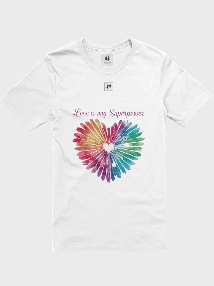 Love is My Superpower Heart Design Unisex T-Shirt product image (11)