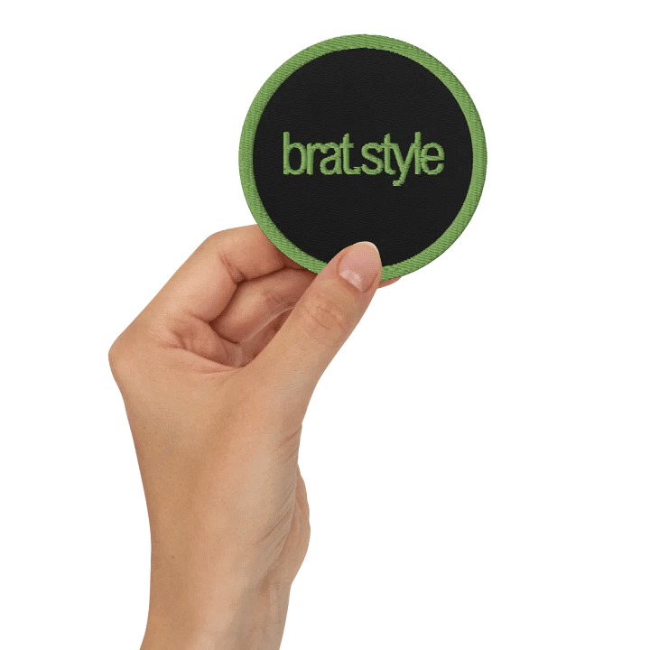 the bratstyle embroidered patch - circle product image (2)