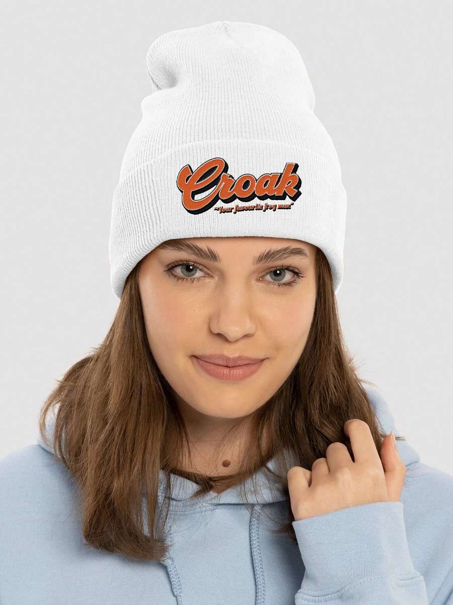 Croak 2024 Text Beanie product image (3)
