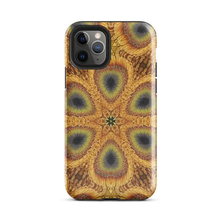 Tough Phone Case for iPhone® - Abstract Geometric Design - Alien Fruit Cross-Section product image (2)