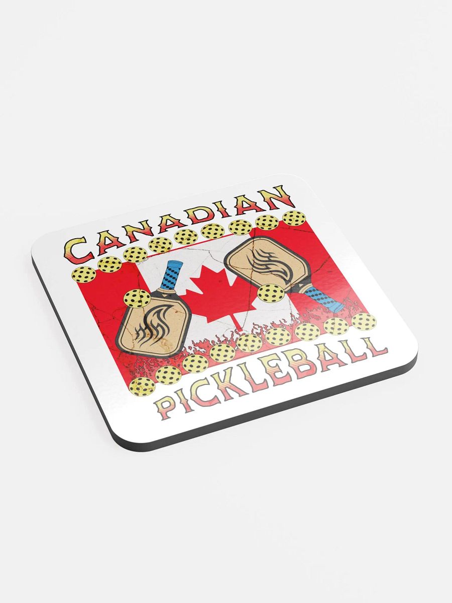 Canadian Flag Pickleball Flame Coasters product image (2)