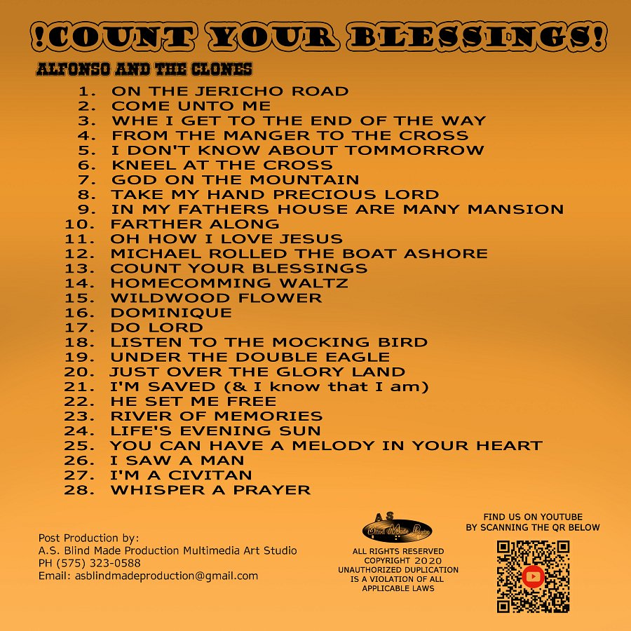 COUNT YOUR BLESSINGS CD product image (2)