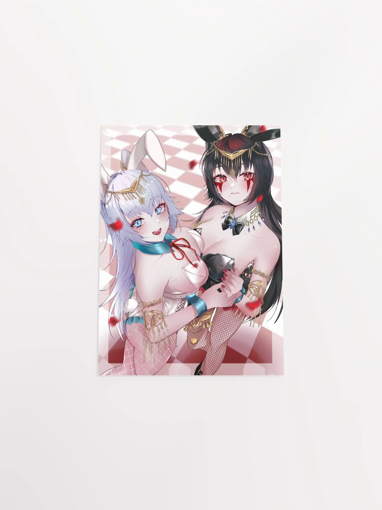 Paws and Swap Bunny Girl Matte Poster product image (13)