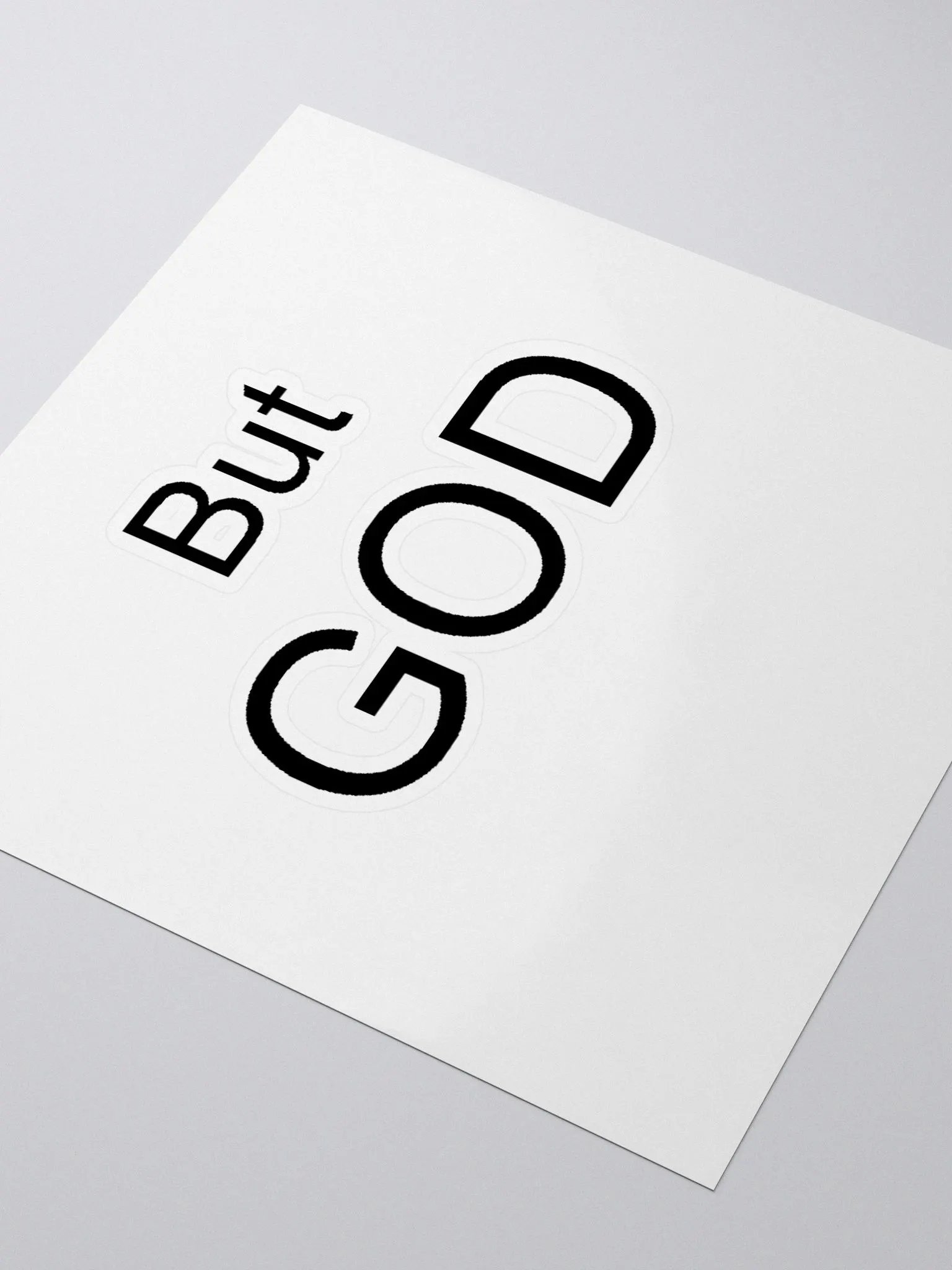 BUT GOD Custom Cut Vinyl Stickers product image (7)