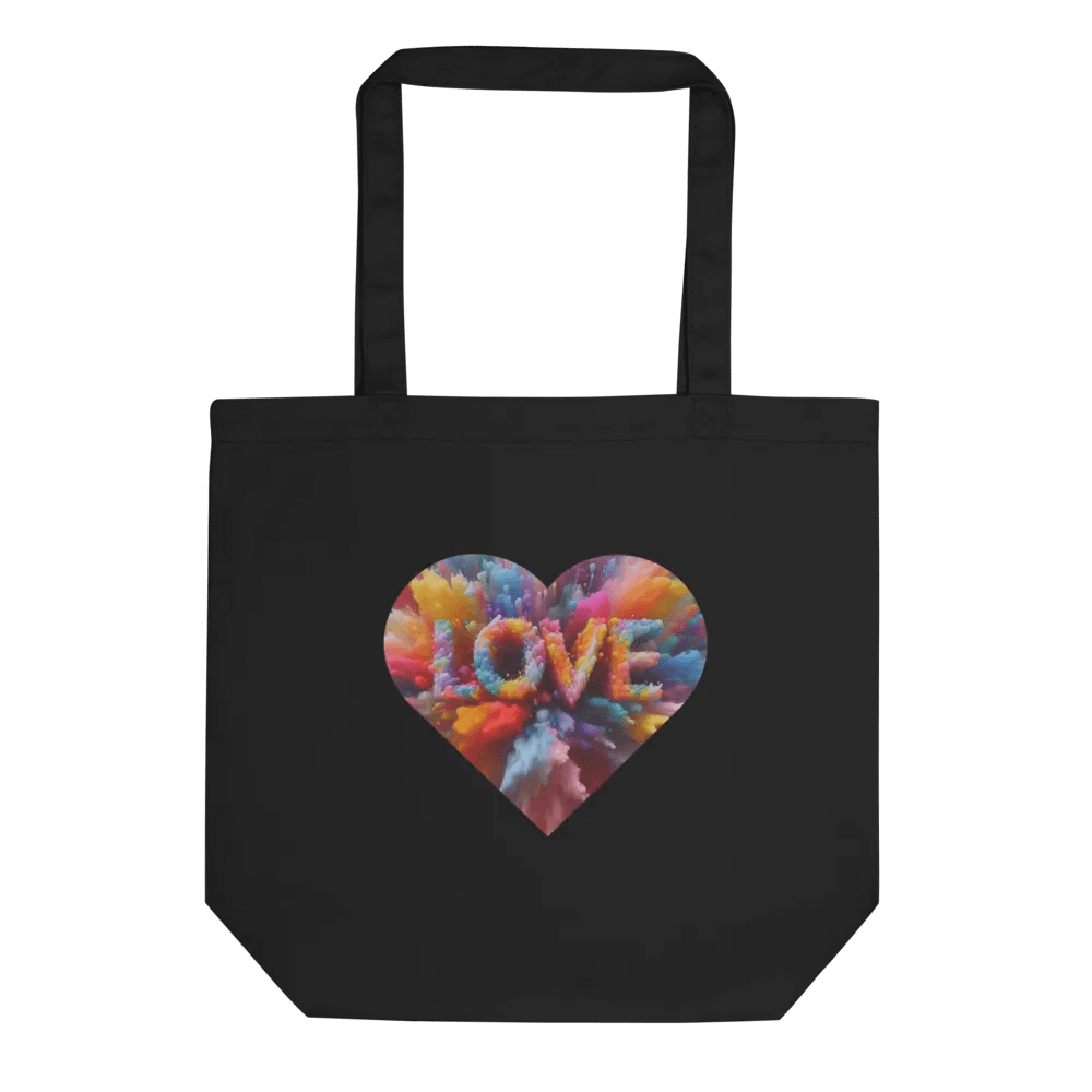 Heart exploding with love tote bag product image (1)