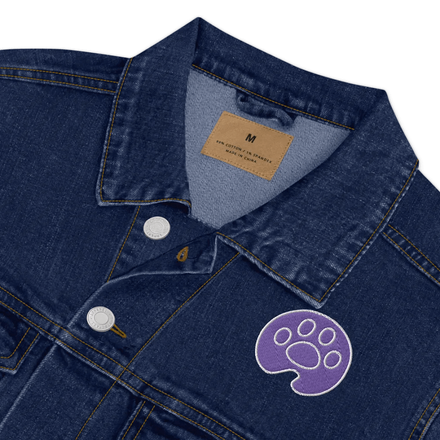 Squibble Design Paw Logo Denim Jacket product image (10)