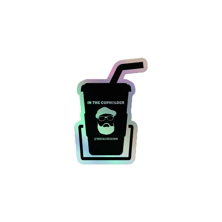 Cupholder Black Sticker product image (1)