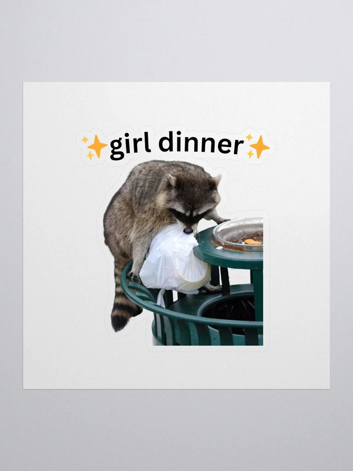 Girl Dinner Sticker product image (1)