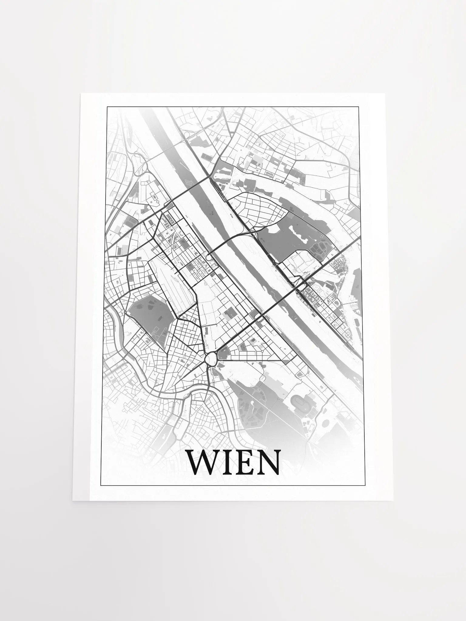 Wien, Austria, city map print product image (19)