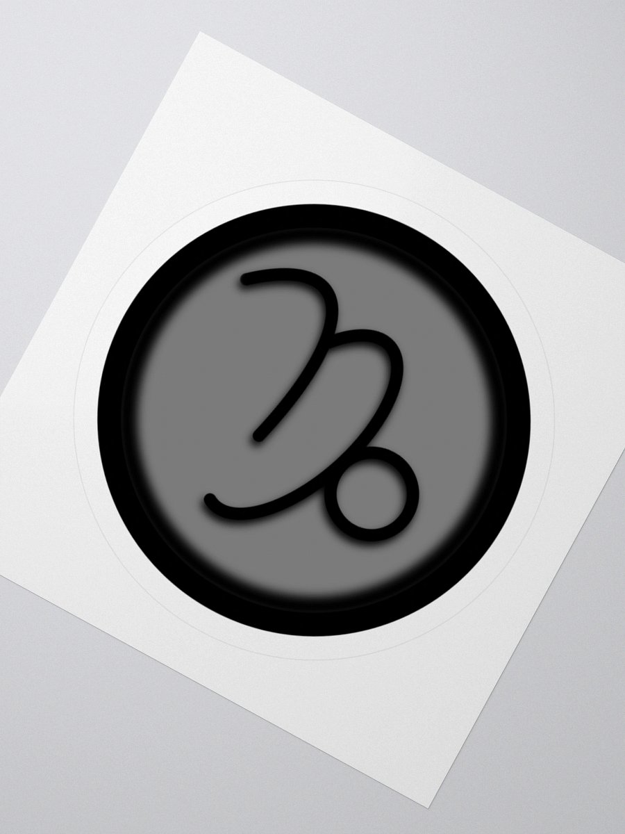 Capricorn Symbol Kiss Cut Stickers product image (5)