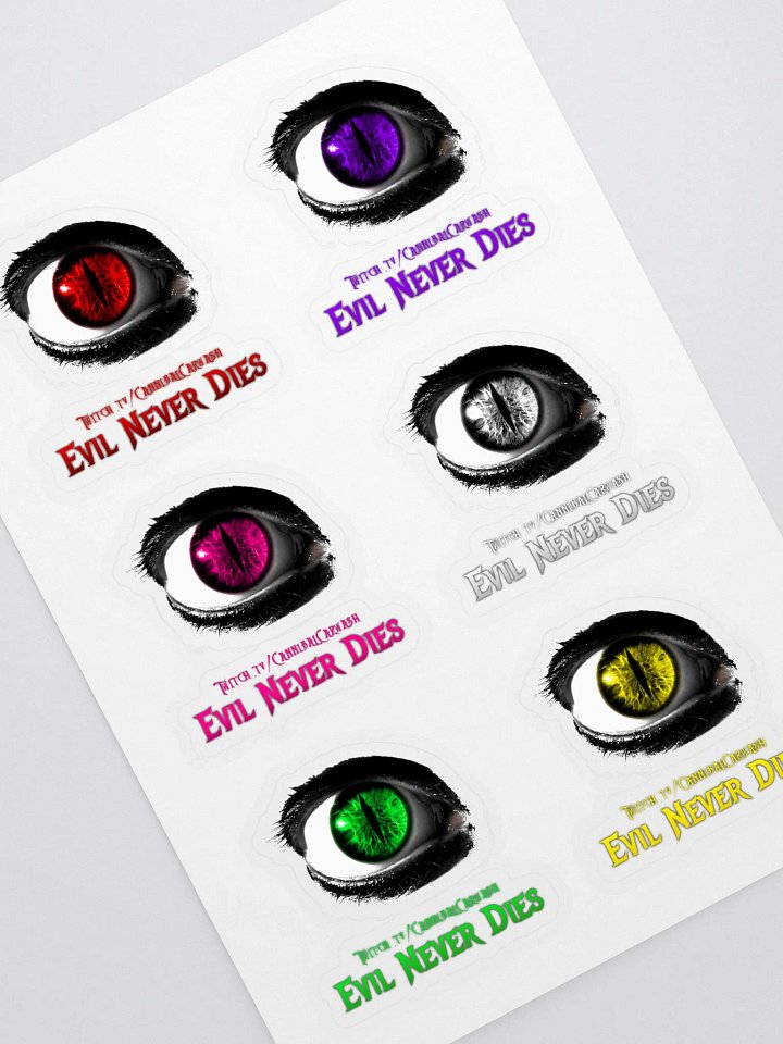 RPPWGY - Evil Never Dies Stickers product image (1)