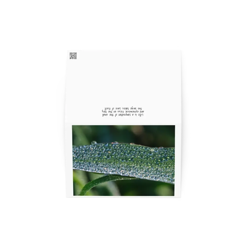 Dew-Encrusted Grass Greeting Card product image (4)