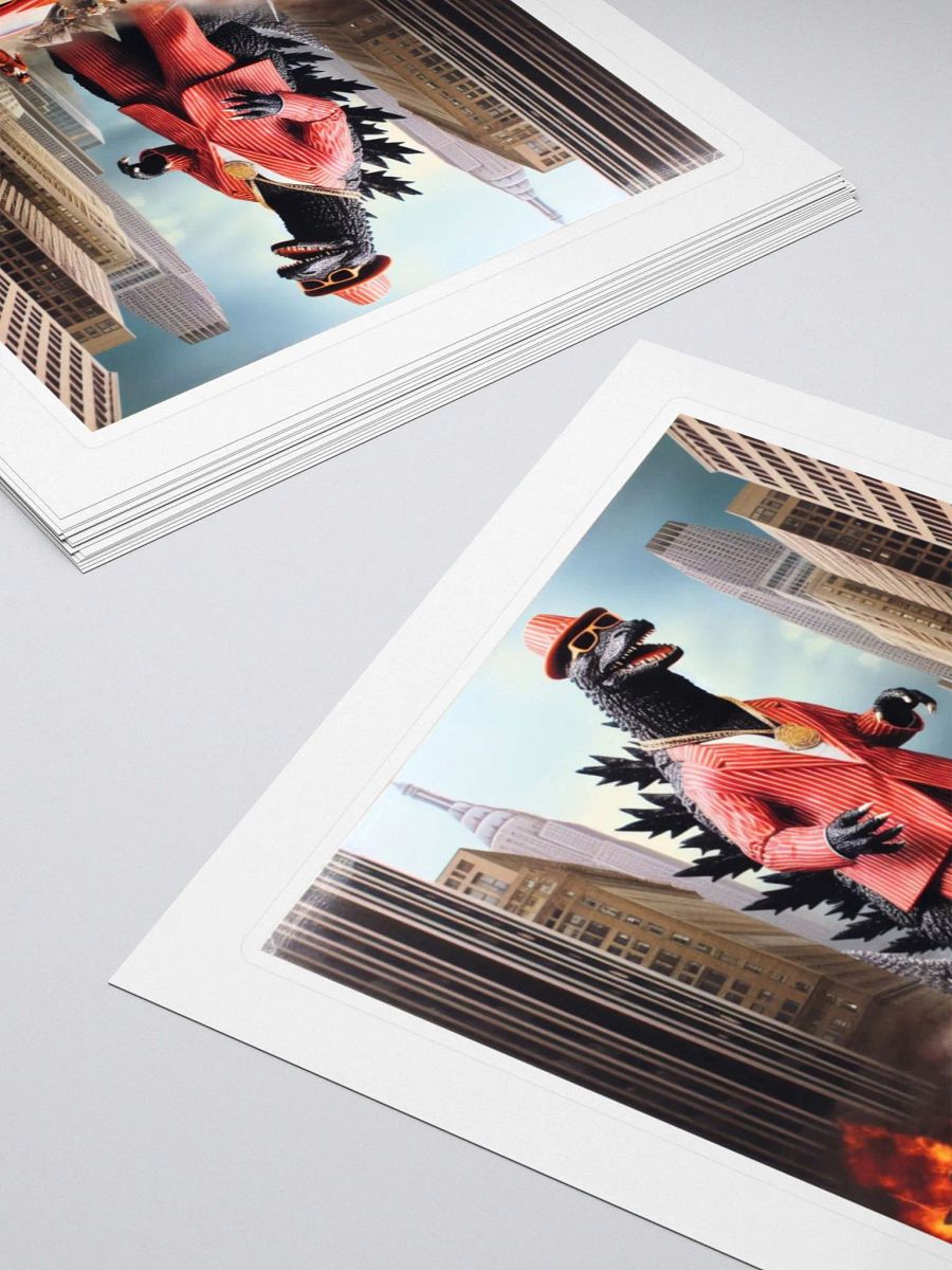 Pimpzilla Vs. Wall Street Sticker product image (10)