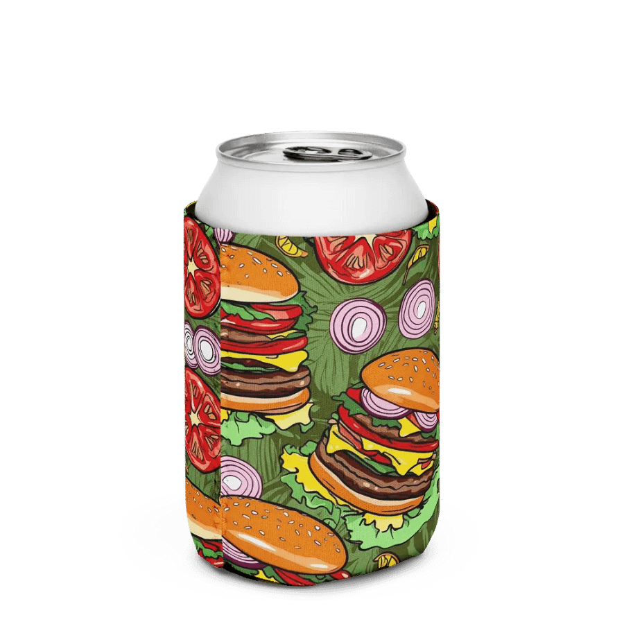 Hamburger BBQ Bliss Hawaiian Koozie product image (3)