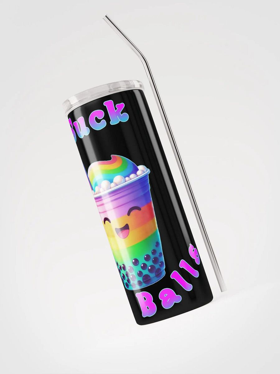 Rainbow Boba Delight Stainless Steel Tumbler product image (5)