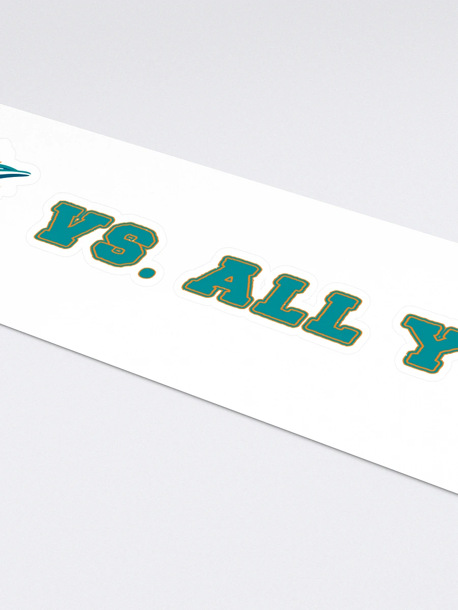 Dolphins Vs. All Y'all Miami Football Rivalry Design product image (4)