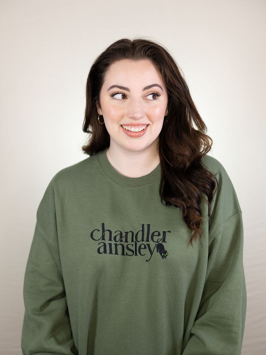 Chandler Ainsley Embroidered Logo Sweatshirt product image (1)