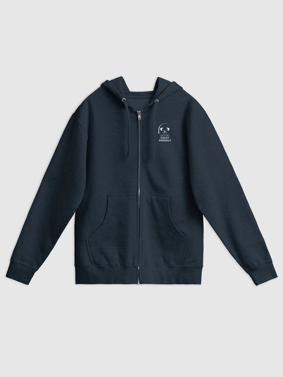 Love My Rescue Dog - Zip-up Hoodie - Navy product image (2)