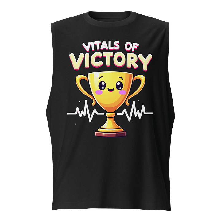 heartbeat trophy, Kawaii Vital Victory Trophy Muscle Tank product image (1)