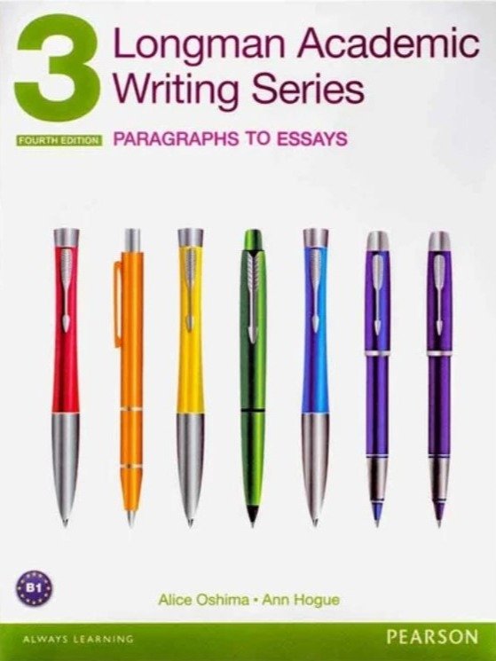 Longman Academic Writing Series 3: Paragraphs to Essays product image (1)